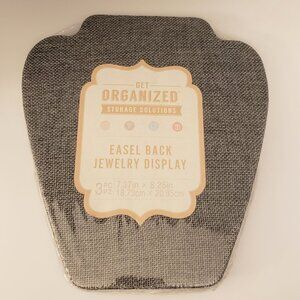 3 Gray Necklace Jewelry Display Booth Neck Organizer Easel Style Back New Darice